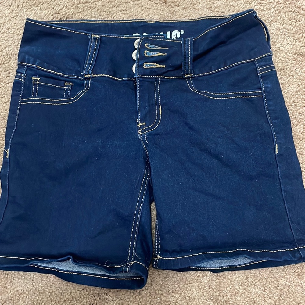 Dark blue jean Hydraulic Shorts